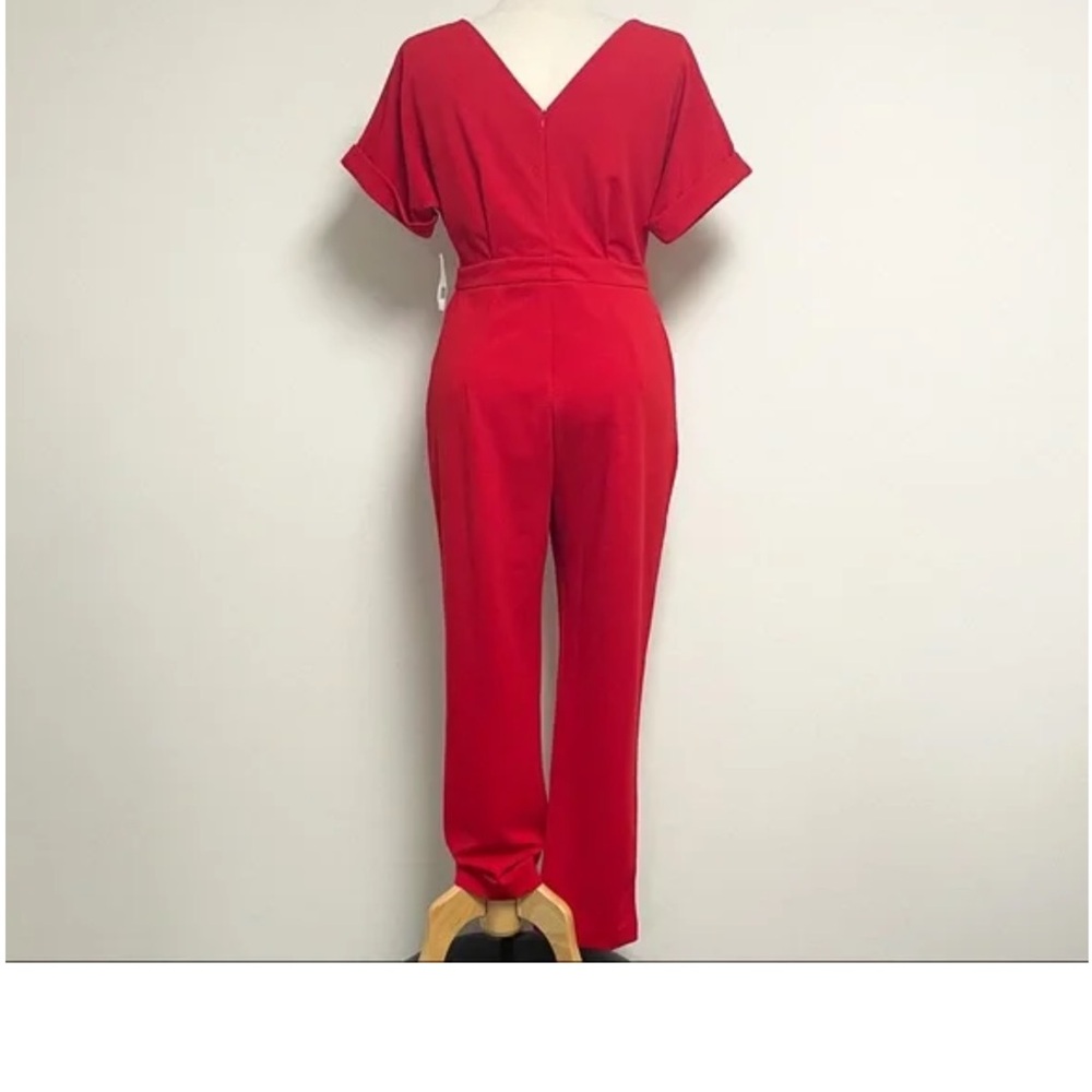 Alexia Admor Vibrant Scarlet Jumpsuit - Picture 6 of 14